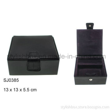 Black Men's Accessory and Cufflink Box (SJ0385)